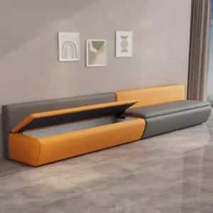 병원 대기실 소파 수납함 미용실 현관 학원 카페 보조 의자 스툴 인조 가죽 동물 4인용