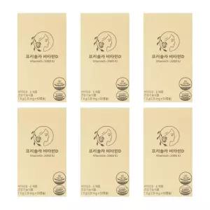 비타민D 프리솔라 2000IU 프리쏠라 임산부 수유부 6개 DJ