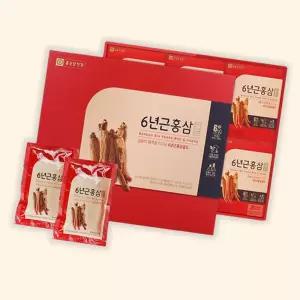 설명절 홍삼액 6년근 농축 홍삼음료 선물세트 80ml 60포