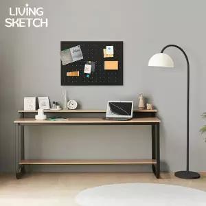 [리빙스케치] 국내제작 캠브리지 1500X700 낮은 선반형 1단 B타입 책상[착불]E0등급 컴퓨터 학생용