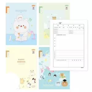 펜피아 관찰일기 제본 노트 공책 초등학생 식물 자연 관찰 기록지 (160개입 1세트)