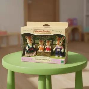 실바니안 패밀리 기린 가족 인형 미니어처 캐릭터 동물 피규어 장난감 꾸미기 소품 피규어