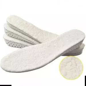 키높이 bns 겨울 보온 라텍스 양털 기모 깔창 2cm 3cm 4cm