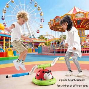 무당벌레 다기능 점프 장난감: 줄넘기 로켓 발사기 야외 교육용