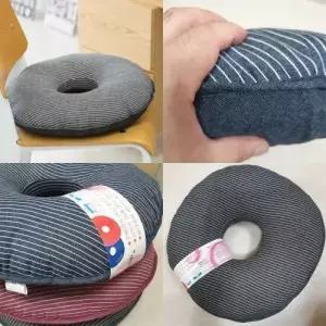 꼬리뼈 심플라인 도넛방석 기능성 방석 방석 임산부방석 신상 인기 스트라이프 방석