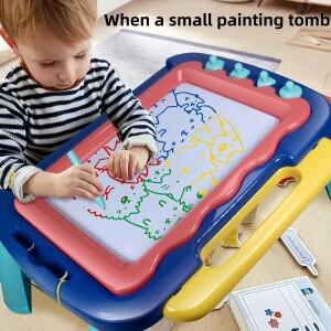 아기용 컬러 자석 그림판 초대형 어린이 장난감 낙서 지울 수  흡착 조기 교육용