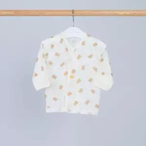 [달퐁]큐비앤맘 동글베어 메쉬 배냇저고리 신생아