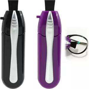 Ryetvok 2PCS 안경 클리너 키트 마이크로파이버 기술이 적용된 휴대용 클리닝 도구 선글라스 독서용 미니