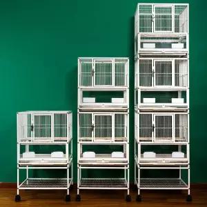 앵무새장 싱글 대형 머랭 이동장 앵무새집 사육 세트 둥지 철제