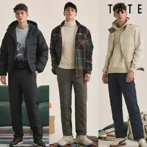 TATE 퀼팅패딩팬츠3종(남성)