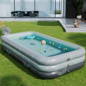 가정용 에어 풀장 물놀이 수영장 튜브 사각 바캉스 야외