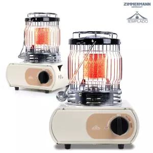 템프라도 국산 감성캠핑 야외용 부탄 가스난로 휴대용 가스 발 낚시 캠핑 난로 히터