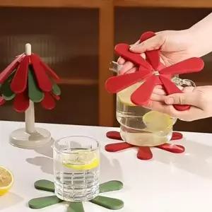 디자인 컵 받침 냄비 인테리어 소품