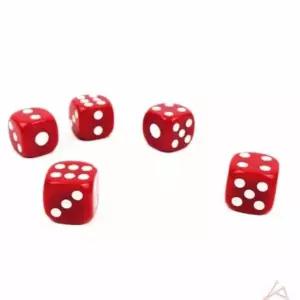 컬러 주사위 5개입 보드게임 놀이용 다채로운 색상