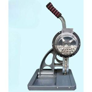 12mm 반자동 하도메기계 가죽 버튼이 버클기계 타공 회색