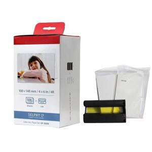 Canon 호환 CP910 CP1300 용   KP-108 Selphy 인화지 박스 당  버전