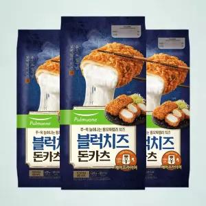 풀무원 통모짜렐라 블럭치즈돈카츠 420g 3팩 에어프라이어 점문점돈카츠