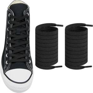 컨버스 하이탑 및 로우탑 플랫 스트레치 번지 교체용 엔도토 엘라스틱 신발 끈