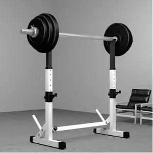 스쿼트랙 바벨랙 홈짐 다기능 웨이트 벤치프레스 강철프레임 조절식 실내운동