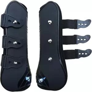 젤로 오픈 프론트 점프 텐던 말 부츠 안전한 다리 보호 가볍고 튼튼한 마장마술 승마 장비