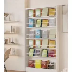 슬림 스틸 책장 벽걸이 선반 철제 문뒤 진열대