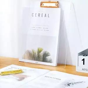 A4 투명 아크릴 클립보드 메모홀더 서류철 메뉴판