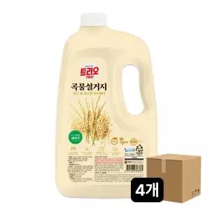 트리오 곡물설거지 우리현미 3LX4개 1박스