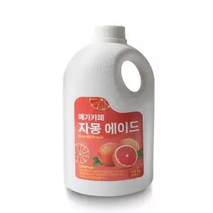 메가카페 자몽 에이드 1.5L 6개