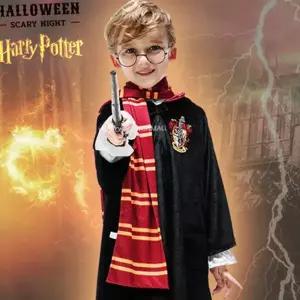 아동 할로윈 의상 해리포터 마법사 코스프레복 어린이 할로윈 코스튬 파티 망토 지팡이 파티복 목도리