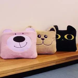 캐릭터 망토 담요 귀여운 어린이 극세사 캐릭터 무릎 담요 겨울 캠핑 수면 사계절 휴대용 블랭킷 소프트