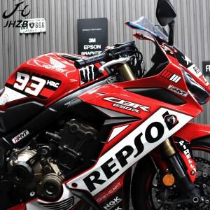 혼다 cbr650r 데칼 방수 스티커에 적합 뜨거운 판매 새로운 오토바이 바디 보호