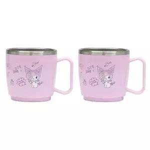 릴팡 스텐컵 어린이집 유치원 양치컵 손잡이 210ml X2