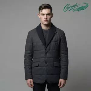 [TAG가 400,000] 크로커다일 남성 숄카라 패딩 자켓