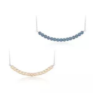 CRICRI 스마일라인 스와로브스키 크리스탈제작 목걸이 W369957