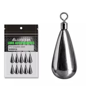마리수 텅스텐 봉돌 빙어 물방울 싱커 낚시추 빙어낚시 채비 10개입
