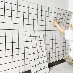 셀프인테리어 붙이는 벽폼 접착 대리석벽지 유광 벽지 30X60 재즈 두께 대리석 주방