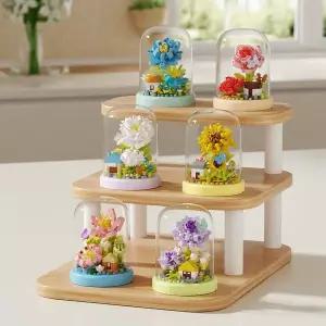 [퍼즐피플]나노블럭 미니 케이스 플라워 6종 세트 920조각(PCS)