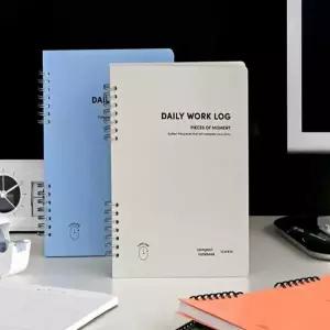 업무일지 A5 유선 좌철 노트 줄 기록용 다이어리