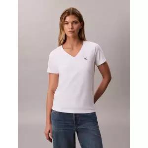 갤러리아 CK진[여]모노그램 브이넥 티(47B205G-YAA)