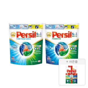 퍼실 디스크 캡슐 실내건조 26입, 1개 + 파워 26입, 1개 + 증정(파워젤 듀얼 300ml, 1개)