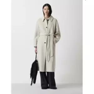[롯데백화점]쥬크 하이 카라넥 벨티드 싱글 롱코트 Z254MSG540