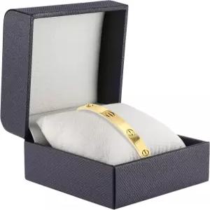 ALLUREPACK 프리미엄 직조 텍스처 베개 스타일의 남녀용 시계 상자 뱅글 박스 - 부드러운 보리 스웨이드