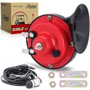 12볼트 혼 키트 바닥 장착 버튼 EZGO 클럽 카 야마하, UTV, 보트용