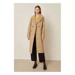 JJ지고트 제이제이 지고트백 벨트 울 체크 더블 코트GMCA0CTR4 881248