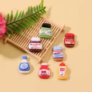 굿딜  양념통 소스 파츠 / 7종 랜덤 음식 미니어처 플라스틱 마그넷 재료 푸드  buyus 굿딜 브이숍 illo001