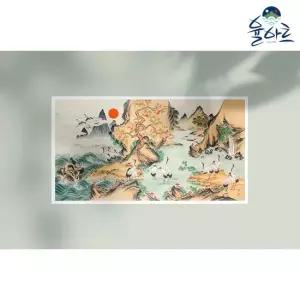 군학장생도 1 민화 도안 민화그리기 민화본 본그림 취미 원데이 클래스 미술