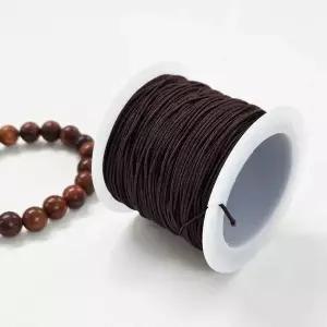 비즈 팔찌 브라운 만들기 DIY 나일론 염주 고무줄 20m