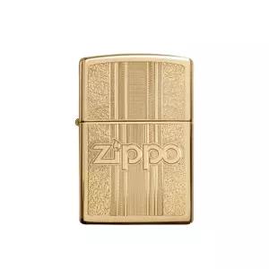 지포 ZIPPO 29677 ZIPPO and PATTERN / 하이폴리시 브라스 바디