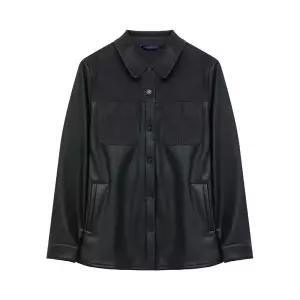 [샤트렌] 페이크 스킨 블라우스_HCBWBL801