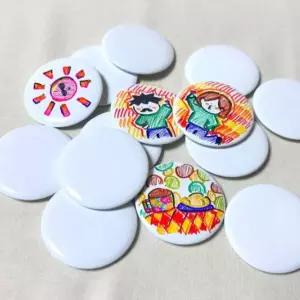 무롯별 그림그리기 뱃지 체험 행사용 5.8cm 미술 꾸미기 교구